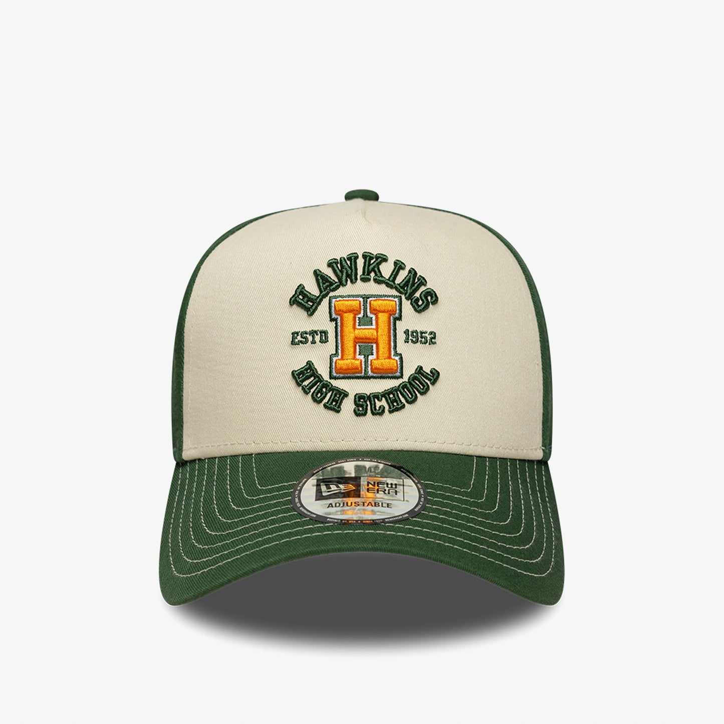 New Era Stranger Things Hawkings High 9forty Unisex Yeşil Şapka
