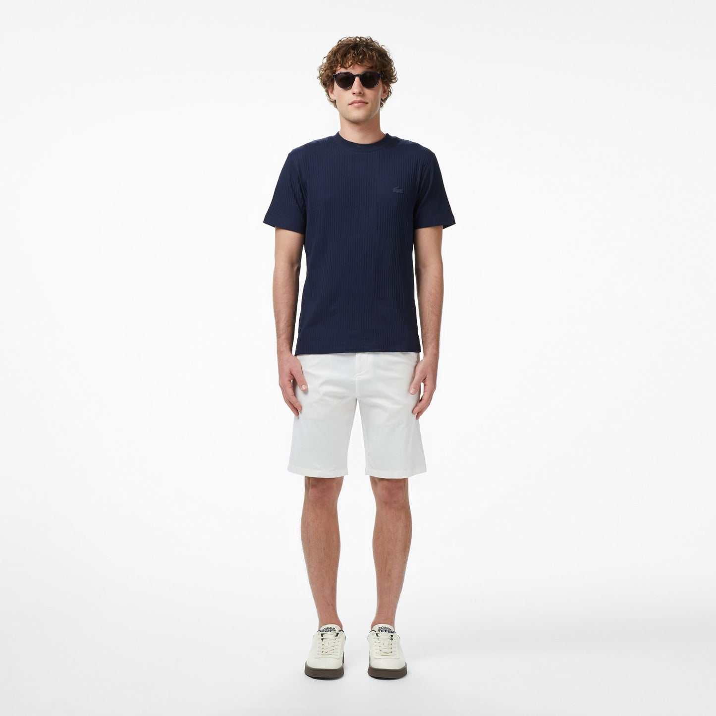 Lacoste Regular Fit Erkek Beyaz Şort