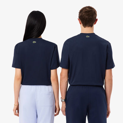 Lacoste Classic Fit Unisex Lacivert T-shirt