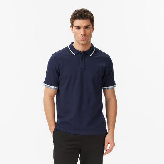 Nautica Erkek Lacivert Regular Fit Polo Yaka T-shirt