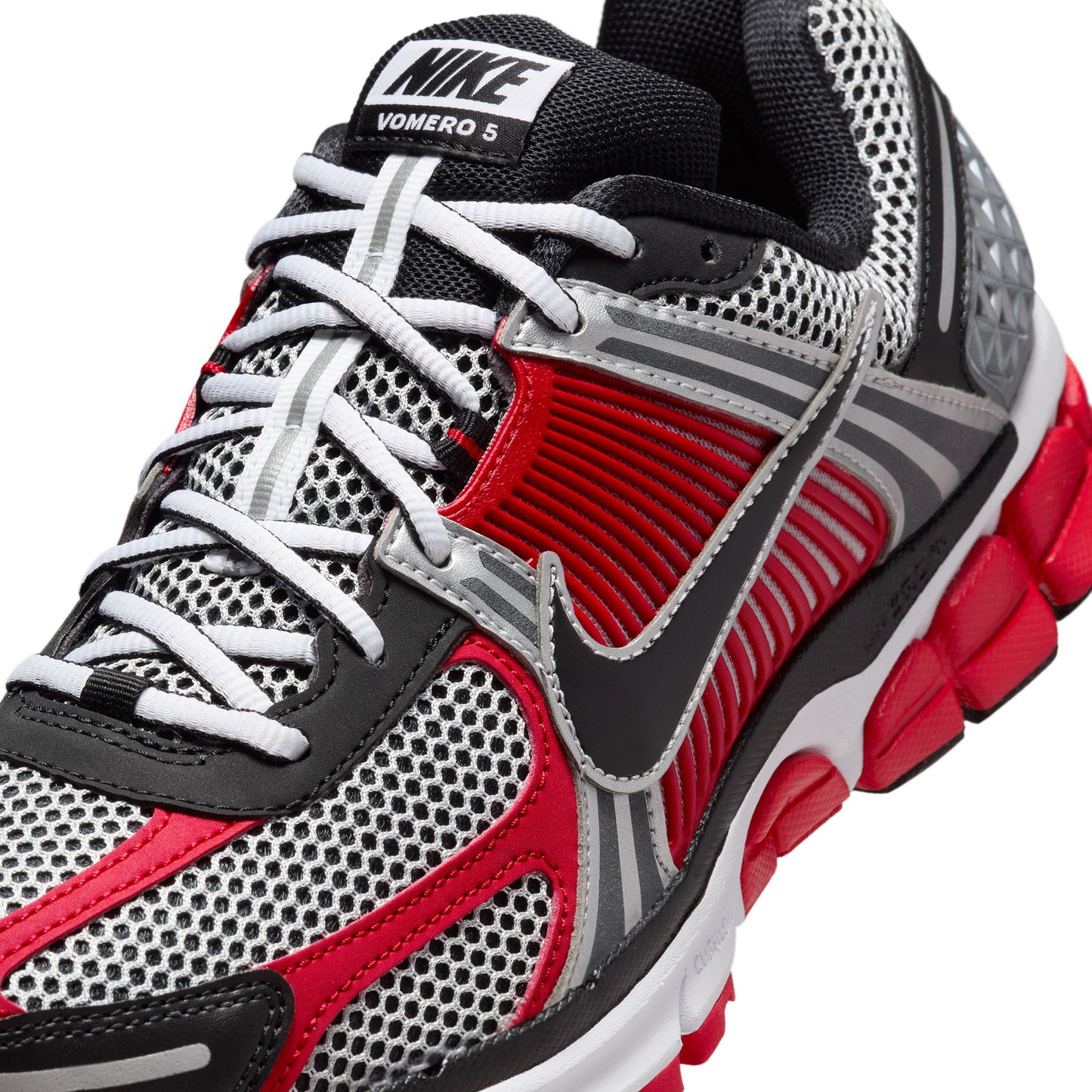 Nike Zoom Vomero 5 University Red Erkek Gri/kırmızı Sneaker