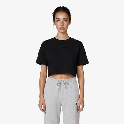 Converse Regular Fit Kadın Siyah T-shirt