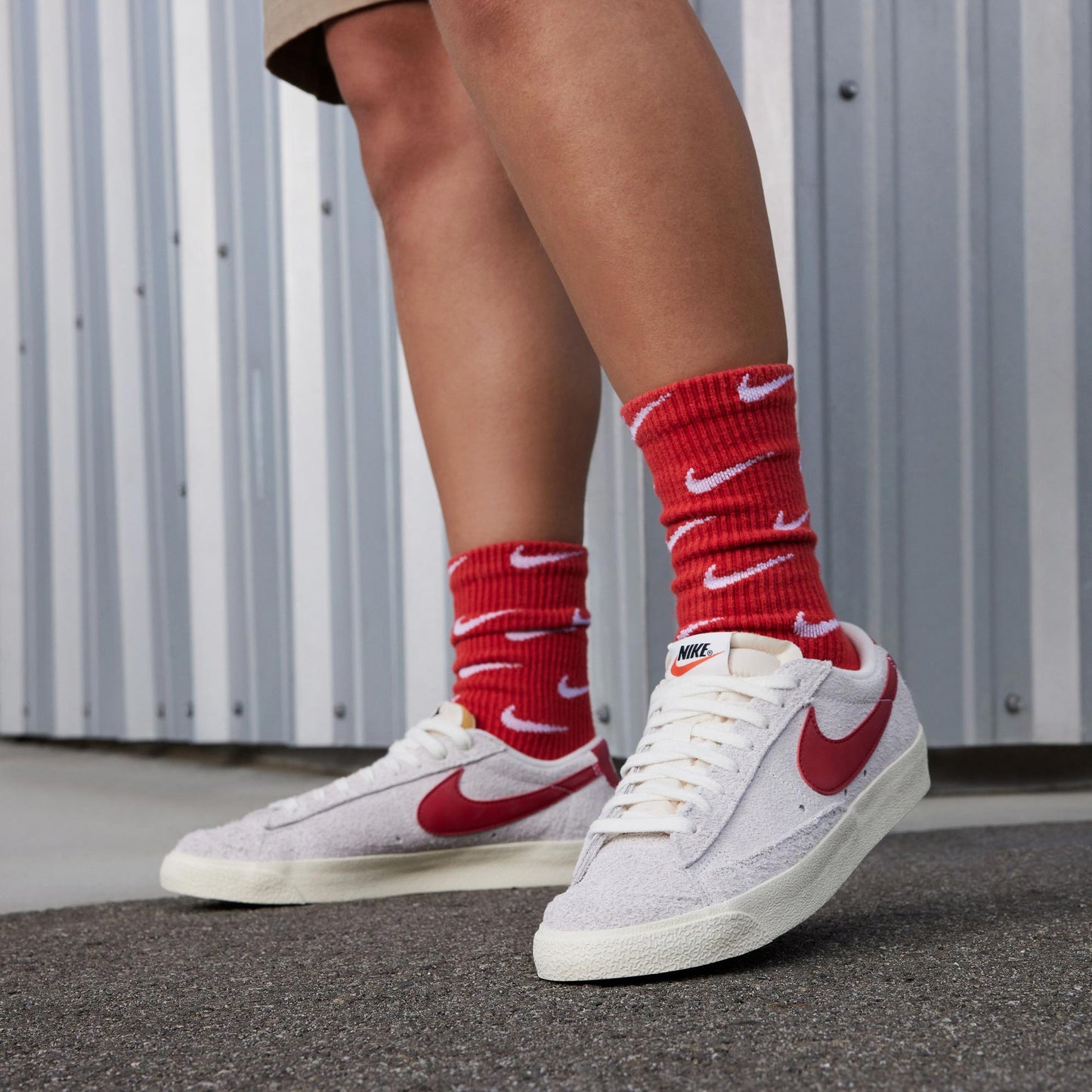 Nike Blazer Low '77 Vintage Kadın Gri Sneaker