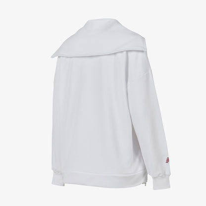 New Balance Wnc1609 Lifestyle Kadın Beyaz Sweatshirt