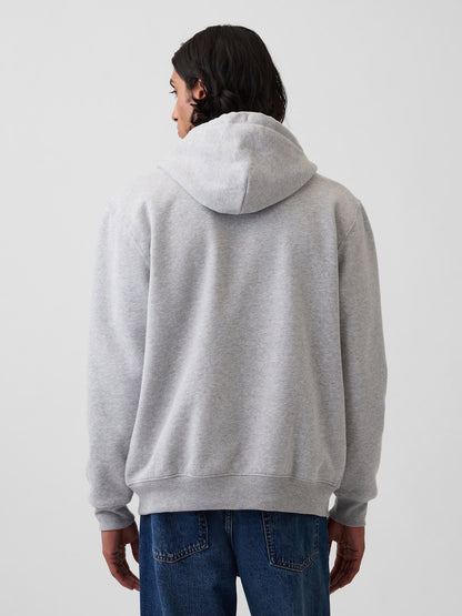 Açık Gri Vintagesoft Arch Logo Tam Fermuarlı Sweatshirt