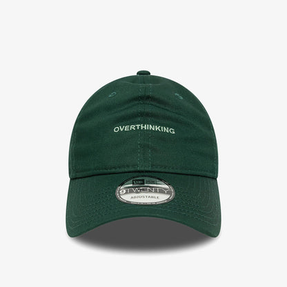New Era Overthinking Slogan 9twenty Unisex Yeşil Şapka