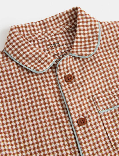 Ekoseli Pijama Takımı – 9 Ay-8 Yaş