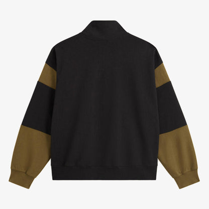 Vans Retro Sport Mock Neck Full Zip Erkek Siyah Sweatshirt
