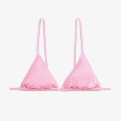 Tommy Hilfiger Texture Kadın Pembe Bikini Üstü