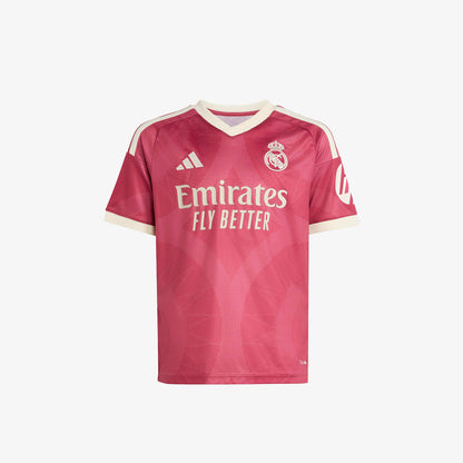 Adidas Real 3 Jsy Y Çocuk Pembe Forma