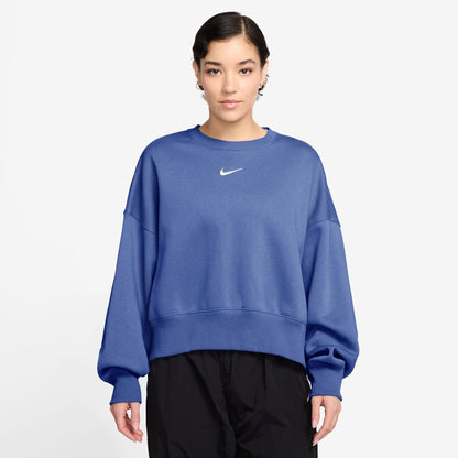 Nike Phoenix Kadın Mavi Sweatshirt