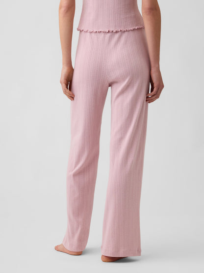 Açık Pembe Pointelle Pijama Altı