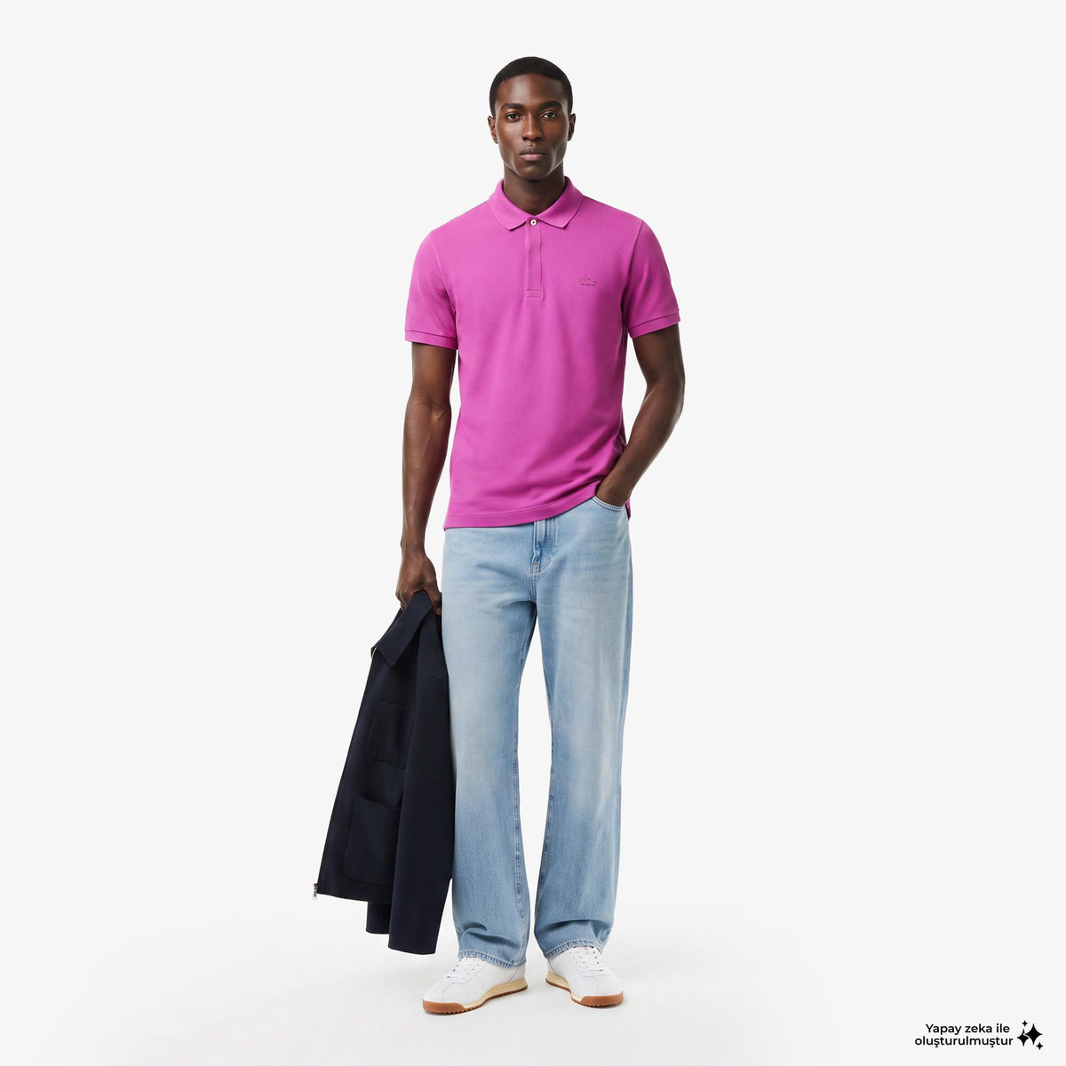 Lacoste Regular Fit Erkek Pembe Polo
