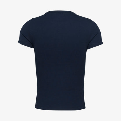 Tommy Hilfiger Badge Kadın Lacivert T-shirt