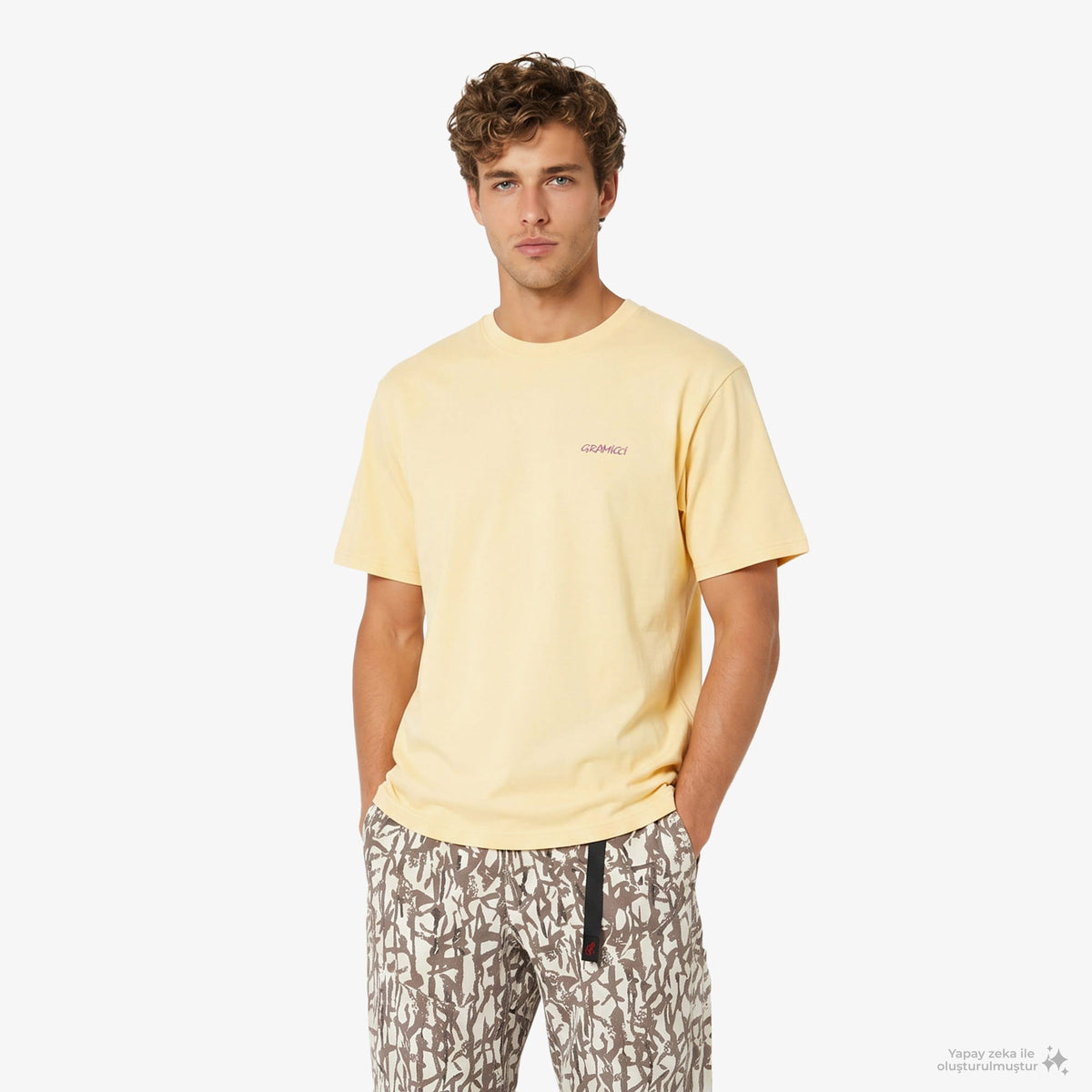 Gramicci Ice Sculpture Erkek Turuncu T-shirt