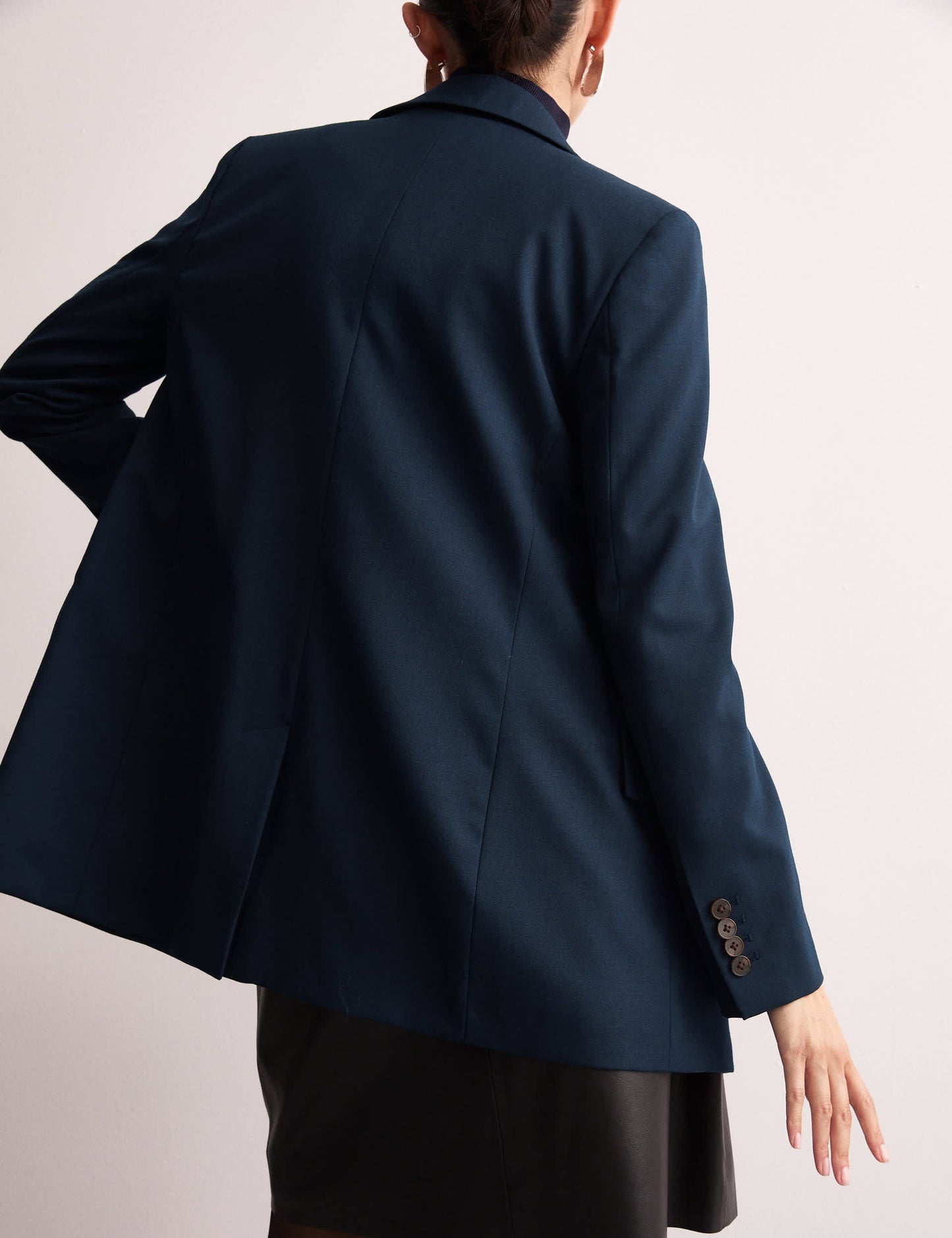 Jaeger Yün Karışımlı Rahat Longline Ceket