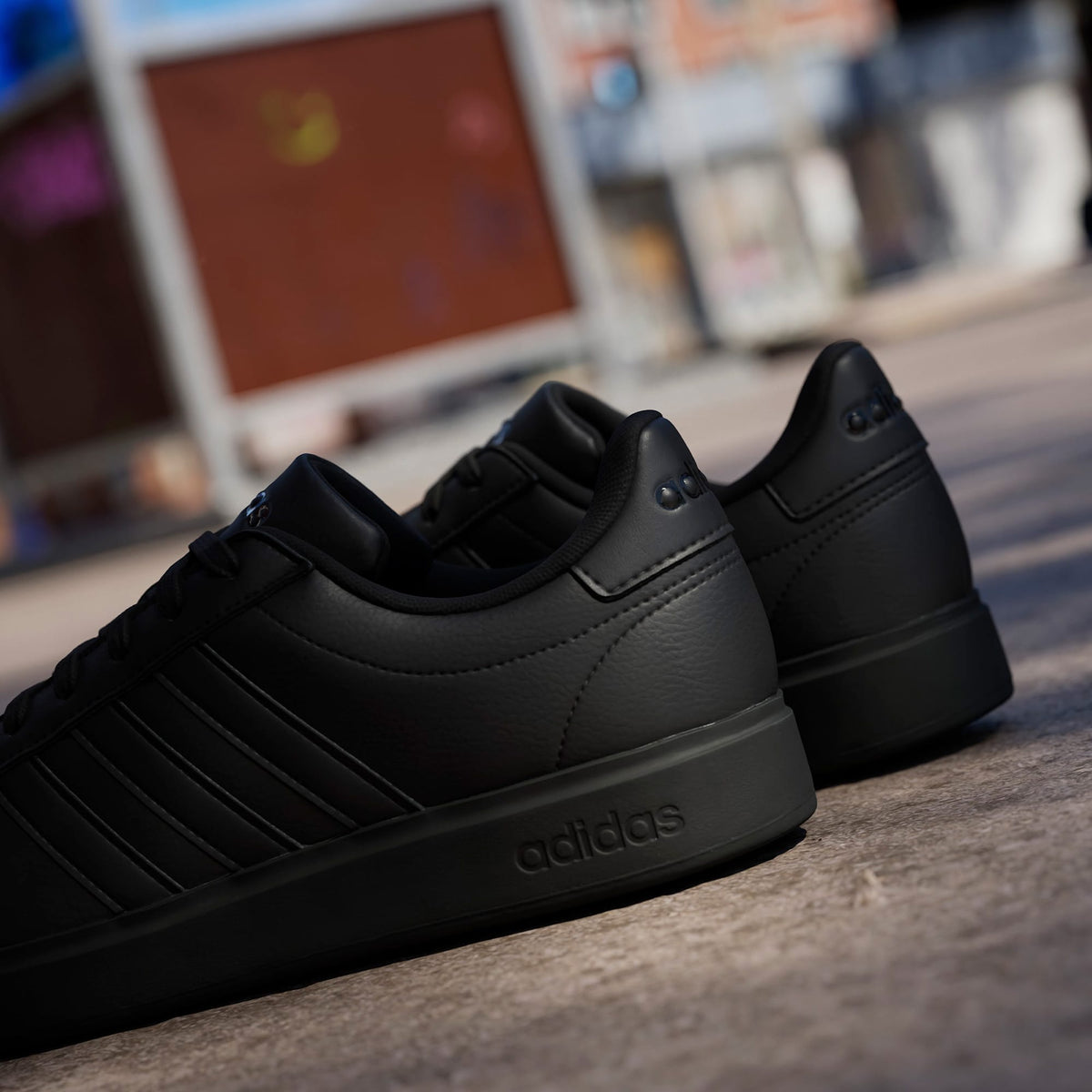 Adidas Grand Court Cloudfoam Comfort Erkek Siyah Spor Ayakkabı