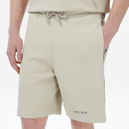 United4 Regular Fit Erkek Krem Şort