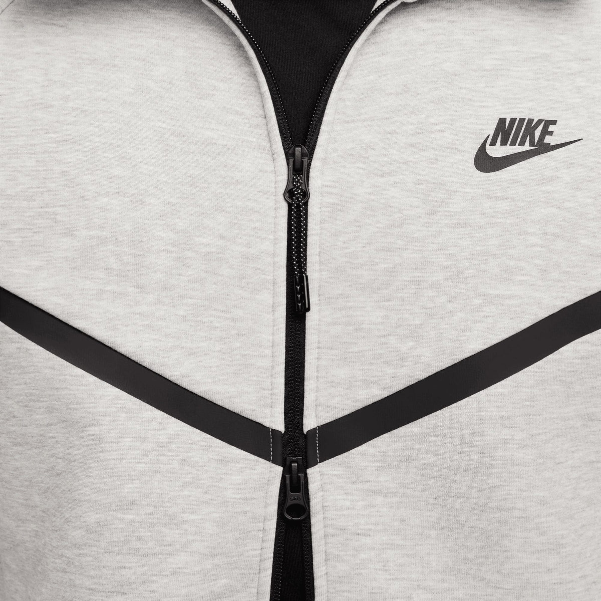 Nike Tech Fleece Full Zip Windrunner Erkek Gri Sweatshirt