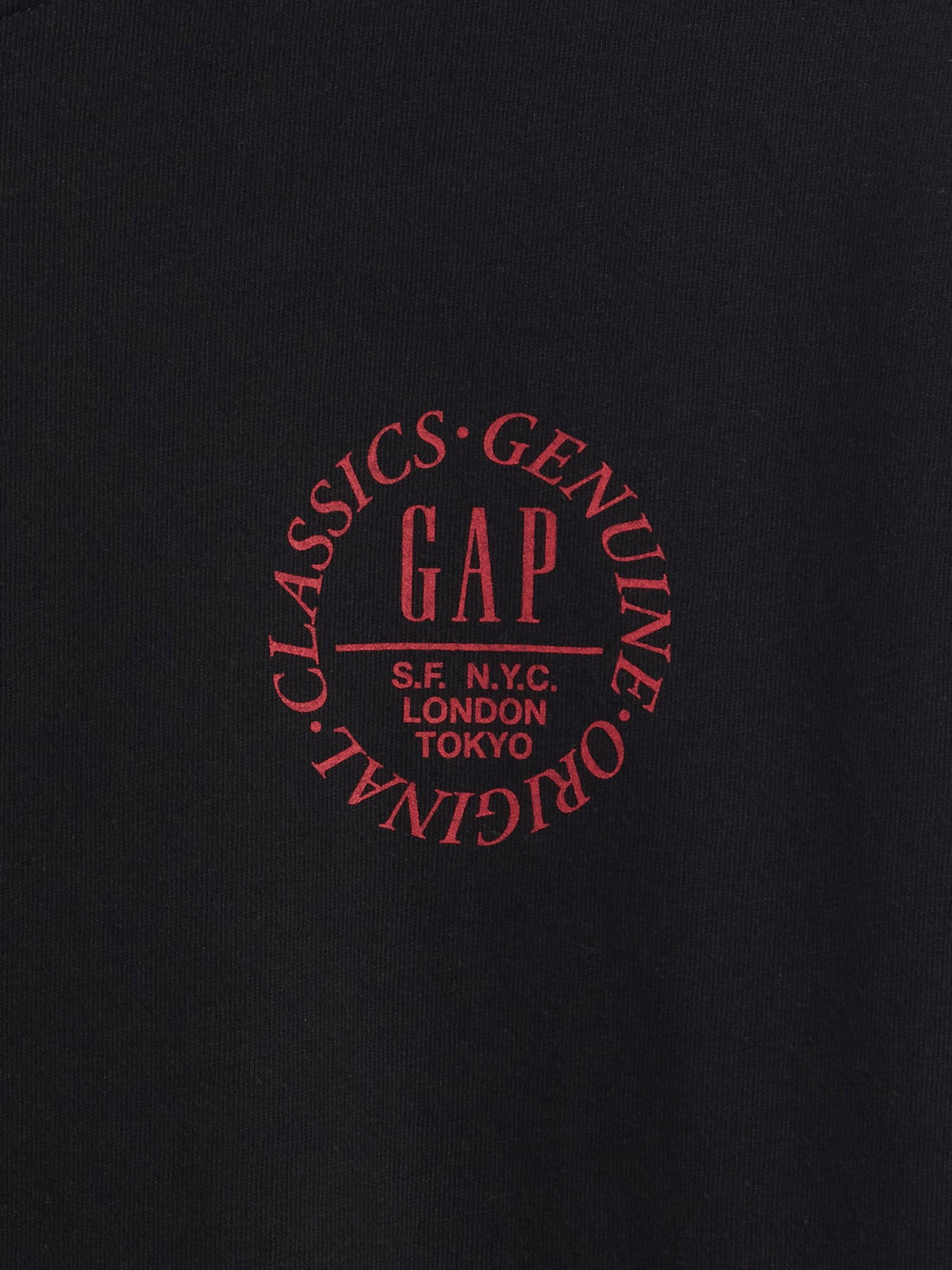 Siyah Relaxed Grafik Logo T-shirt