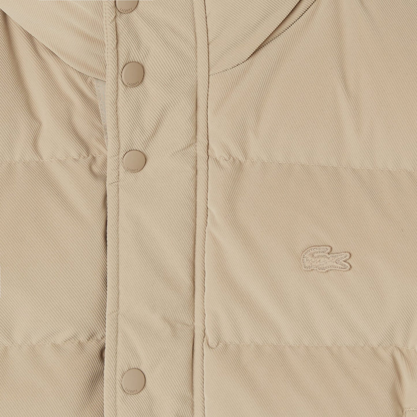 Lacoste Erkek Kapüşonlu Bej Mont