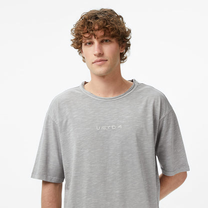 United4 Regular Fit Erkek Gri T-shirt