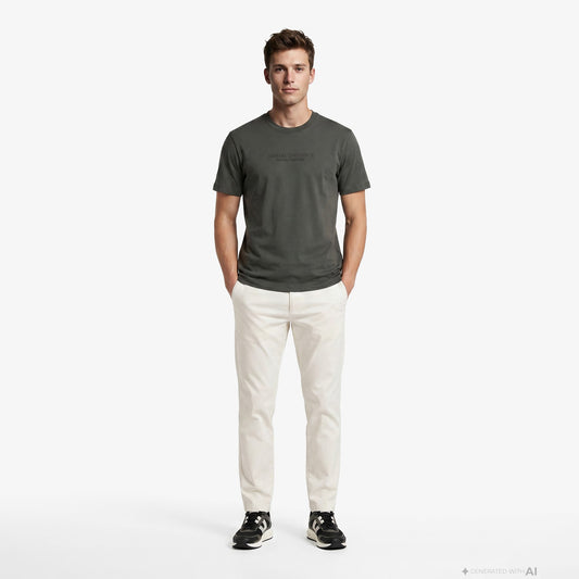 Armani Exchange Erkek Krem Rengi Pantolon