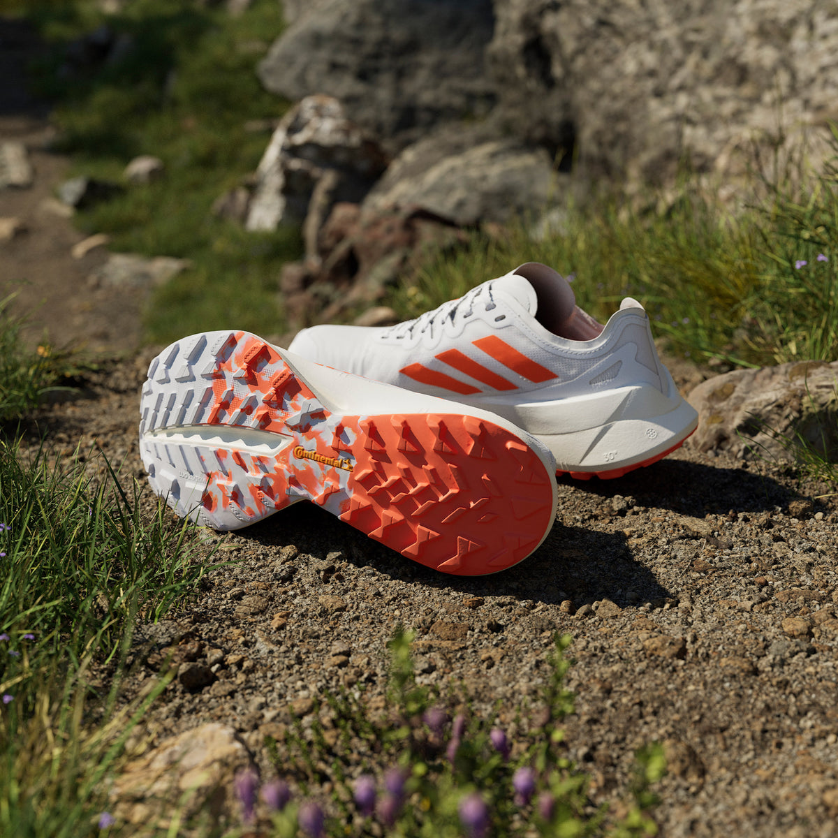 Adidas Terrex Agravic Speed Ultra Kadın Beyaz Koşu Ayakkabısı