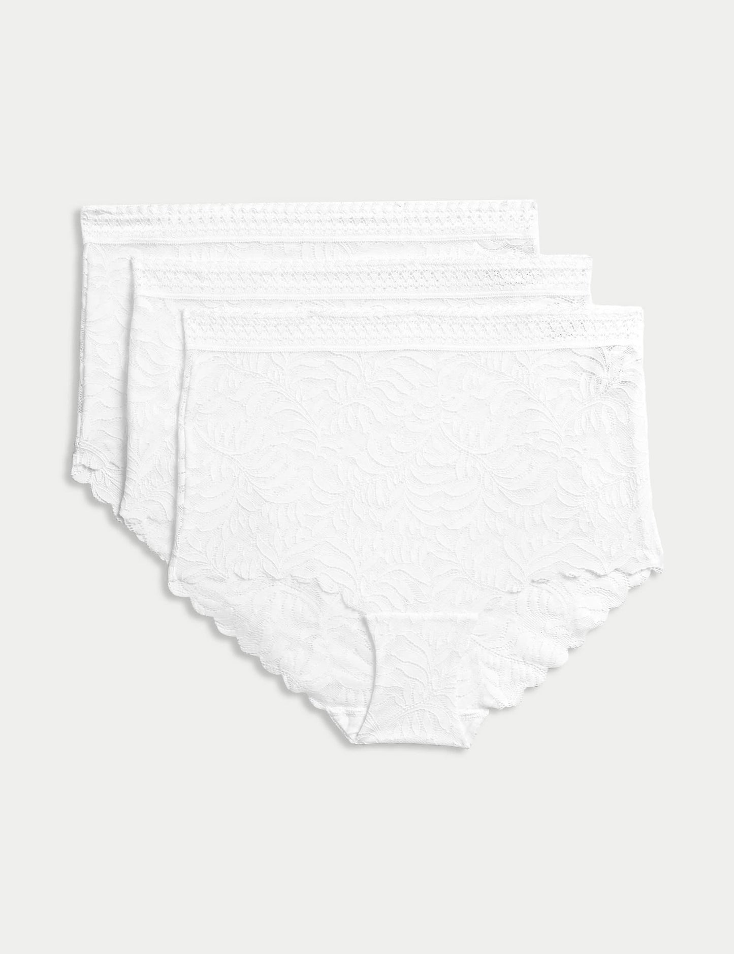3'lü Flexifit™ Dantel Full Brief Külot Seti