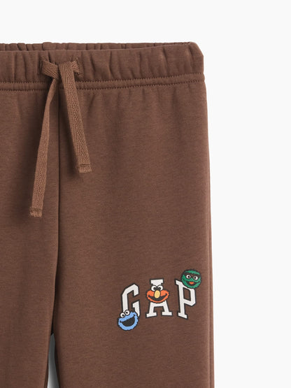 Kahverengi Sesame Street Relaxed Pull-on Logo Eşofman Altı
