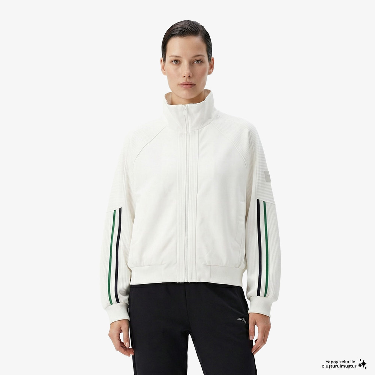 Anta Fearless Trip Kadın Krem Sweatshirt