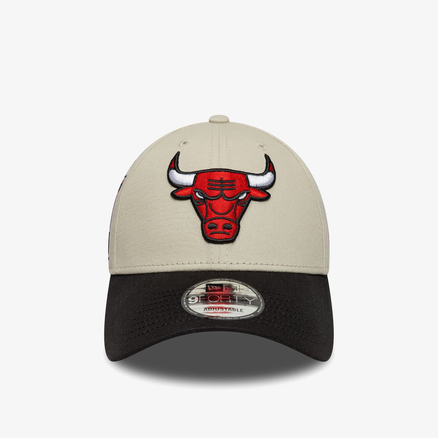 New Era Contrast Patch Chicago Bulls Unisex Krem/siyah Şapka
