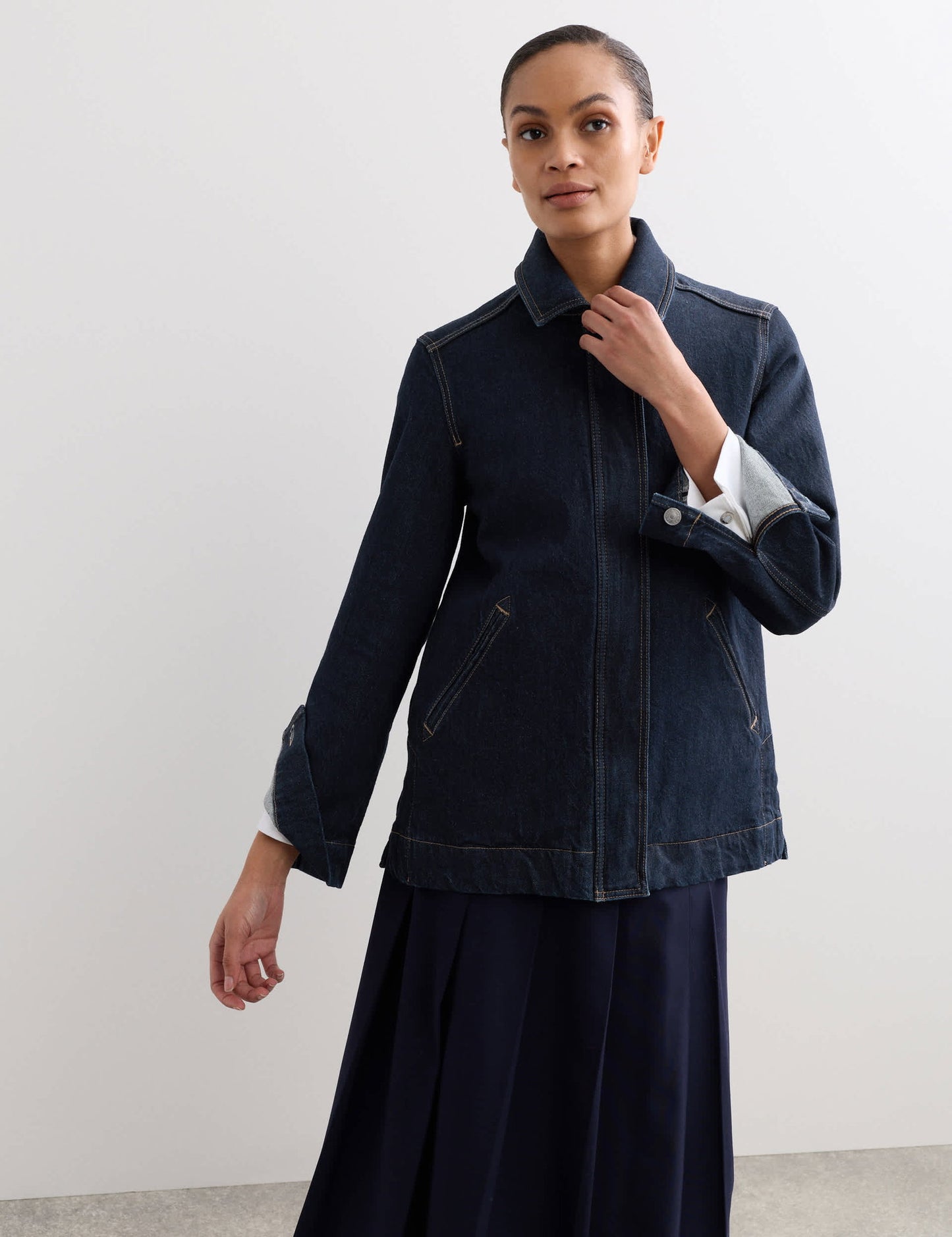 Denim Trucker Ceket