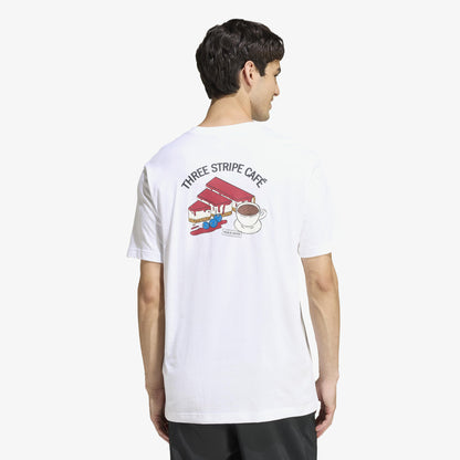 Adidas Cheesecake Erkek Beyaz T-shirt