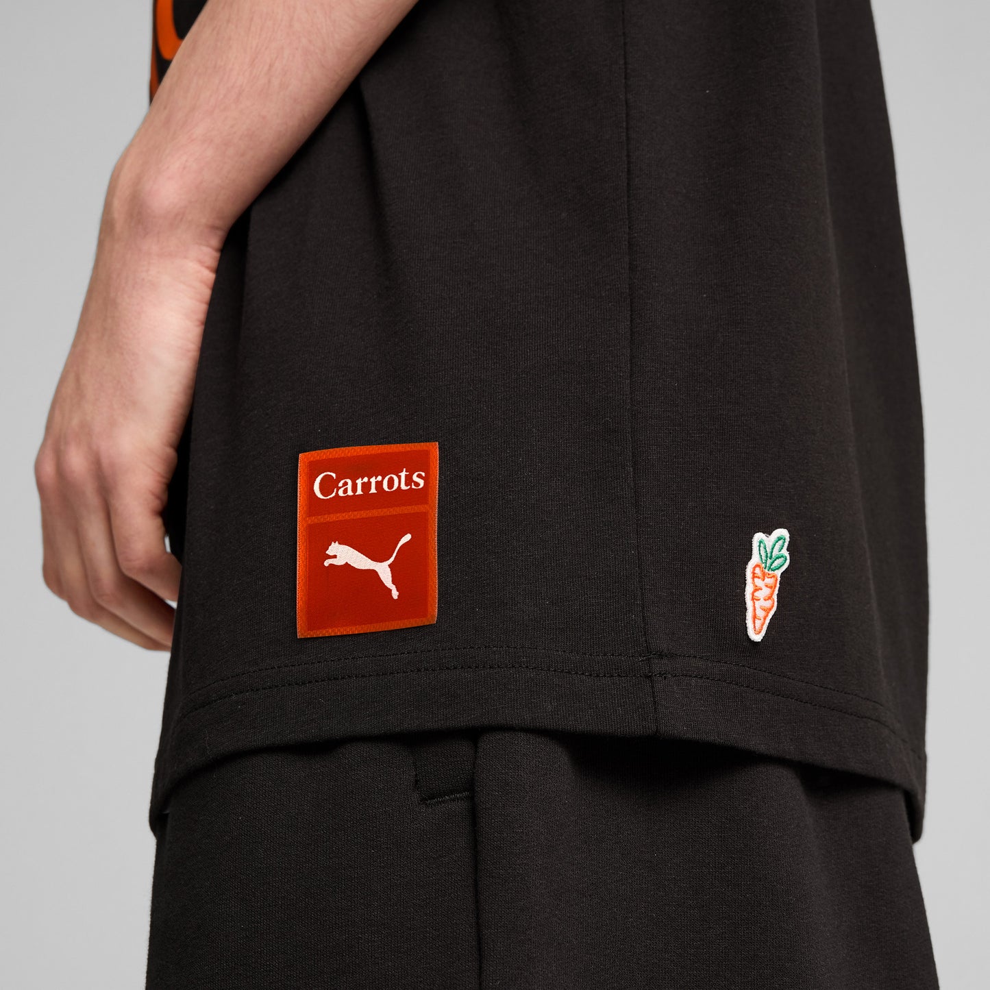 Puma X Carrots Graphic Unisex Siyah T-shirt