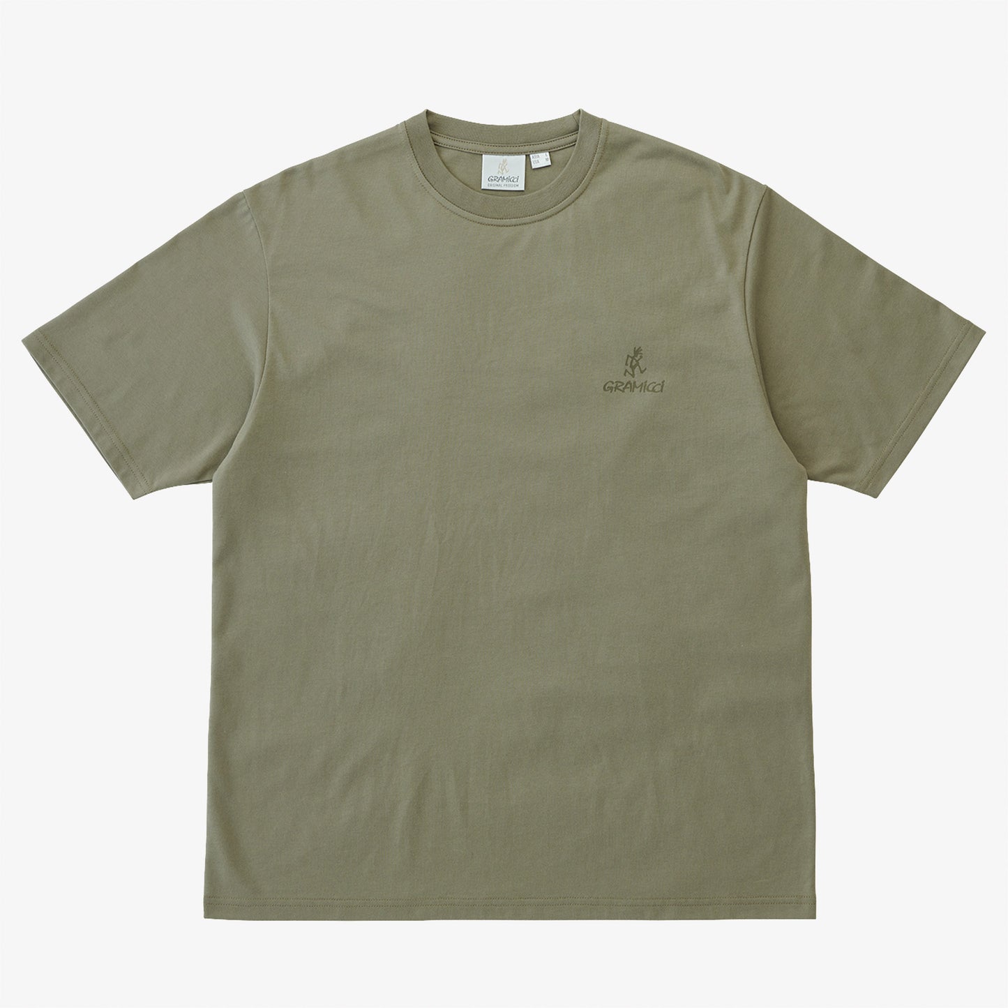 Gramicci One Point Logo Erkek Haki T-shirt