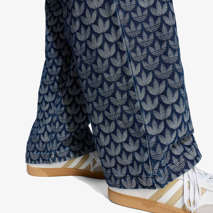 Adidas Monogram Erkek Mavi Eşofman Altı