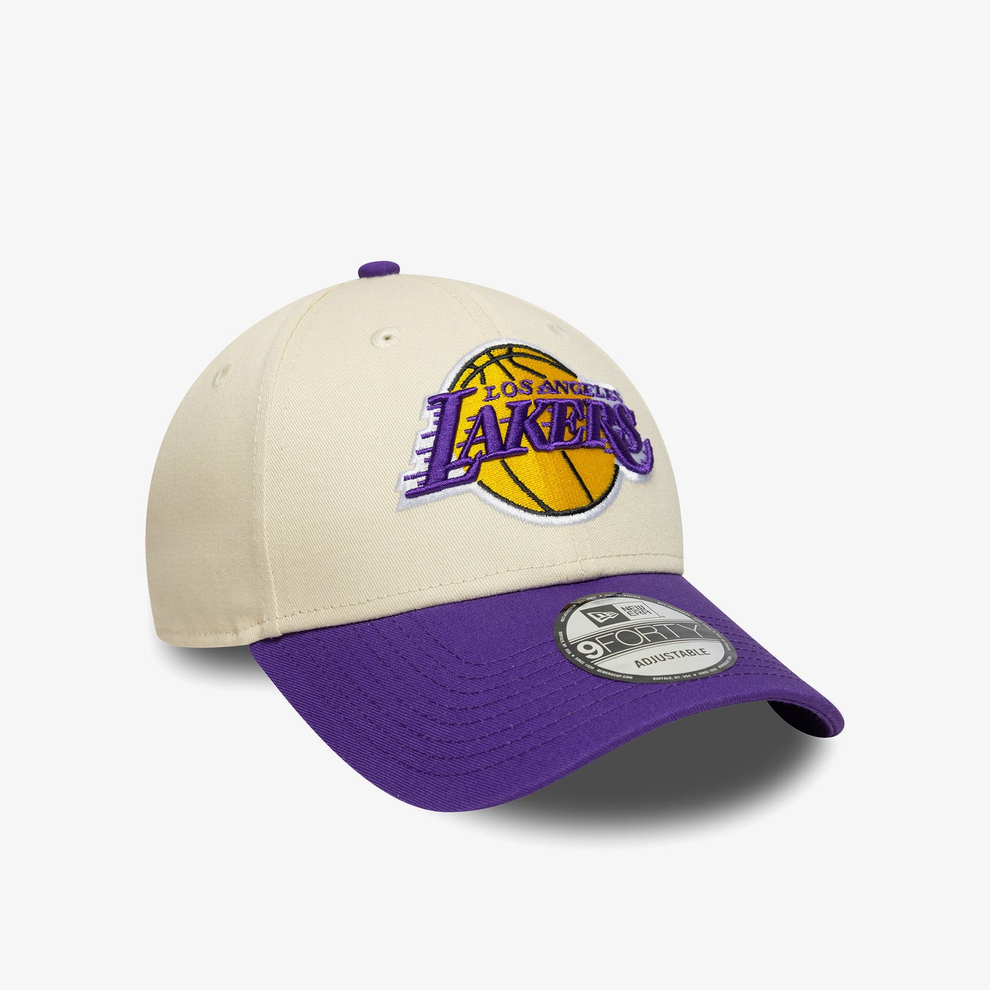 New Era Nba Colourblock 9forty Los Angeles Lakers Unisex Bej Şapka