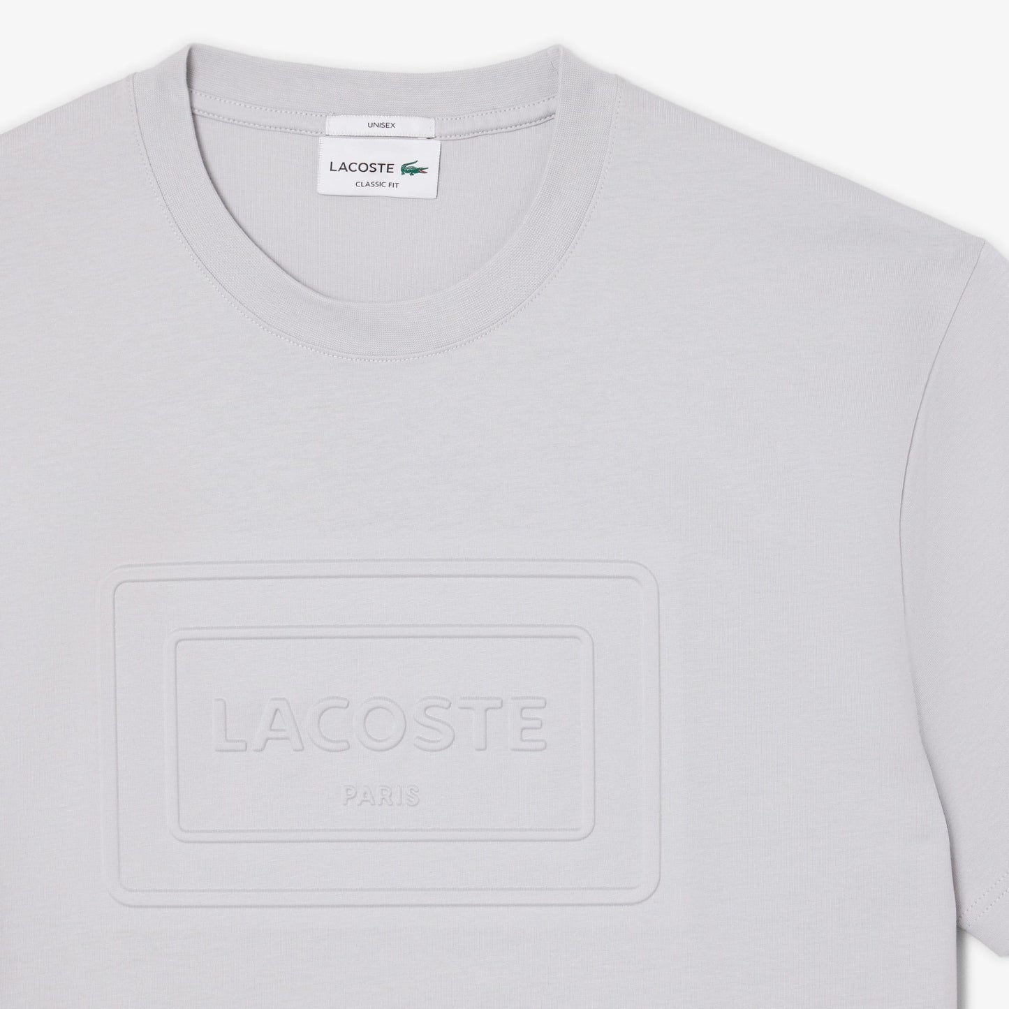 Lacoste Classic Fit Unisex Gri T-shirt