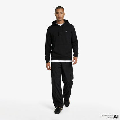Puma Essentials Elevated Erkek Siyah Sweatshirt