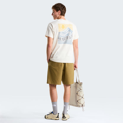 The North Face Mountain Escape Relaxed Erkek Beyaz T-shirt