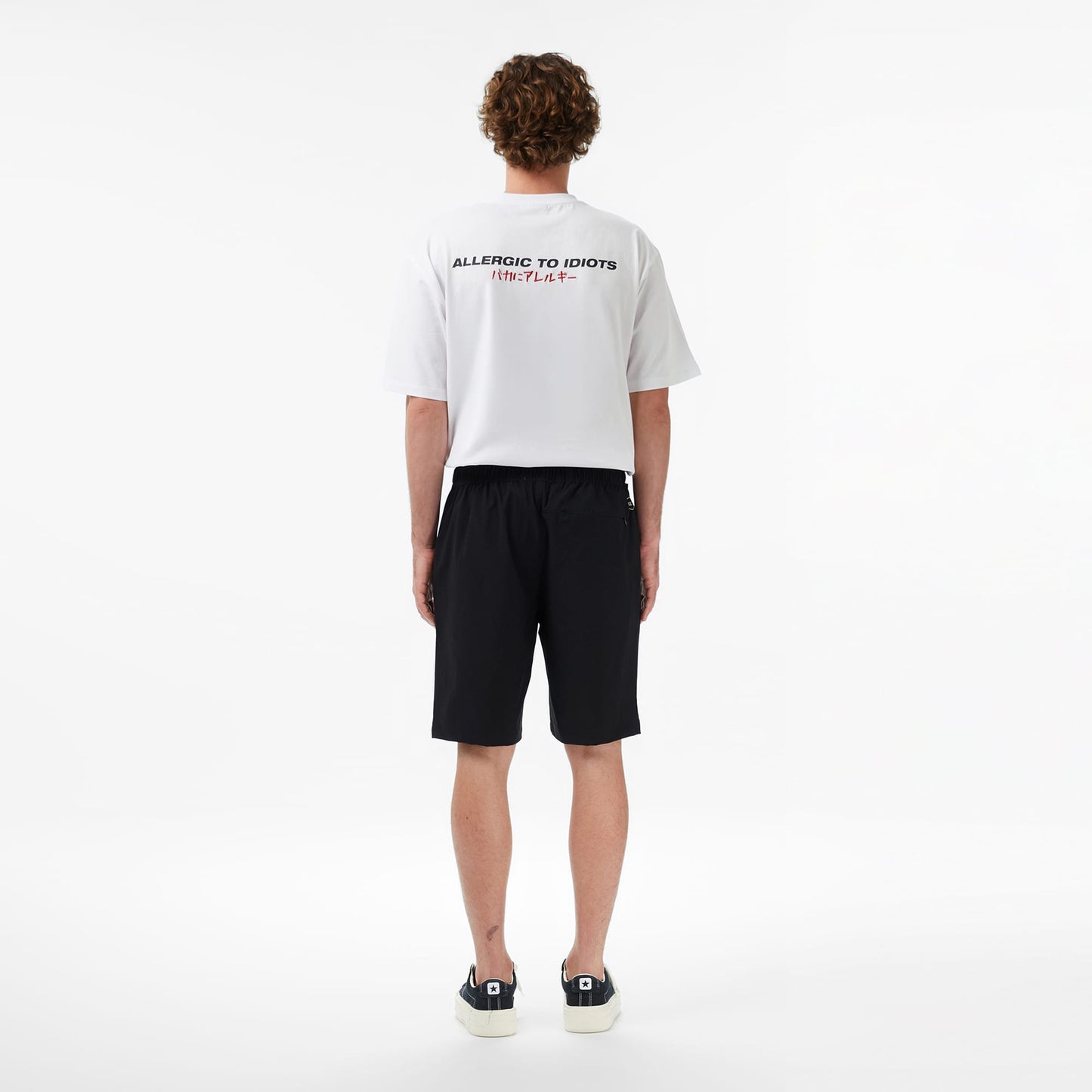 United4 Slim Fit Erkek Siyah Şort