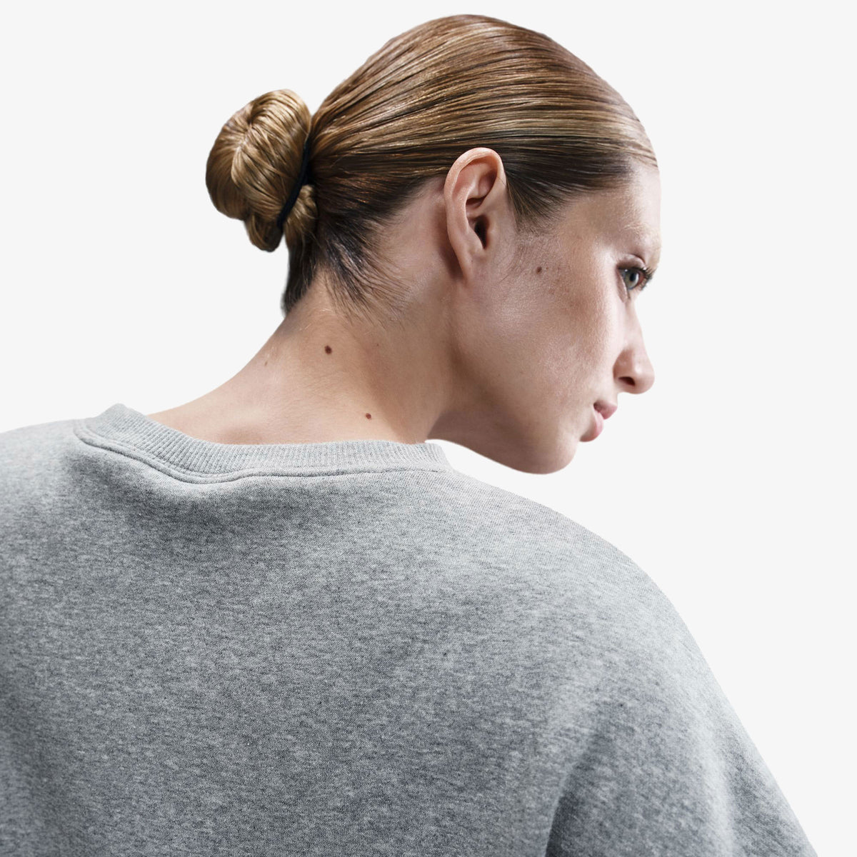 Nike Sportswear Phoenix Fleece Oversized Crew Kadın Gri Eşofman Üstü