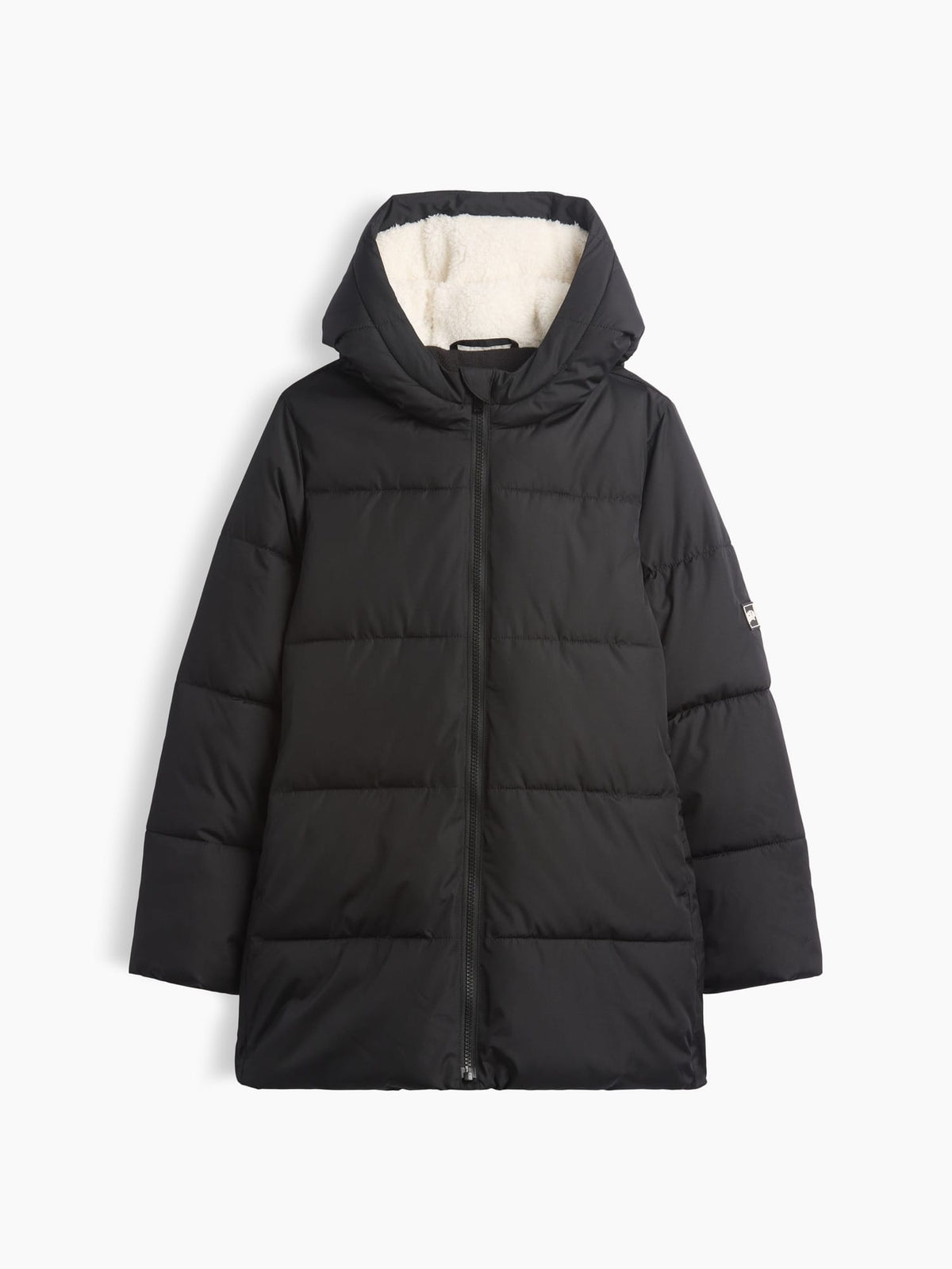 Siyah Şişme Puffer Mont