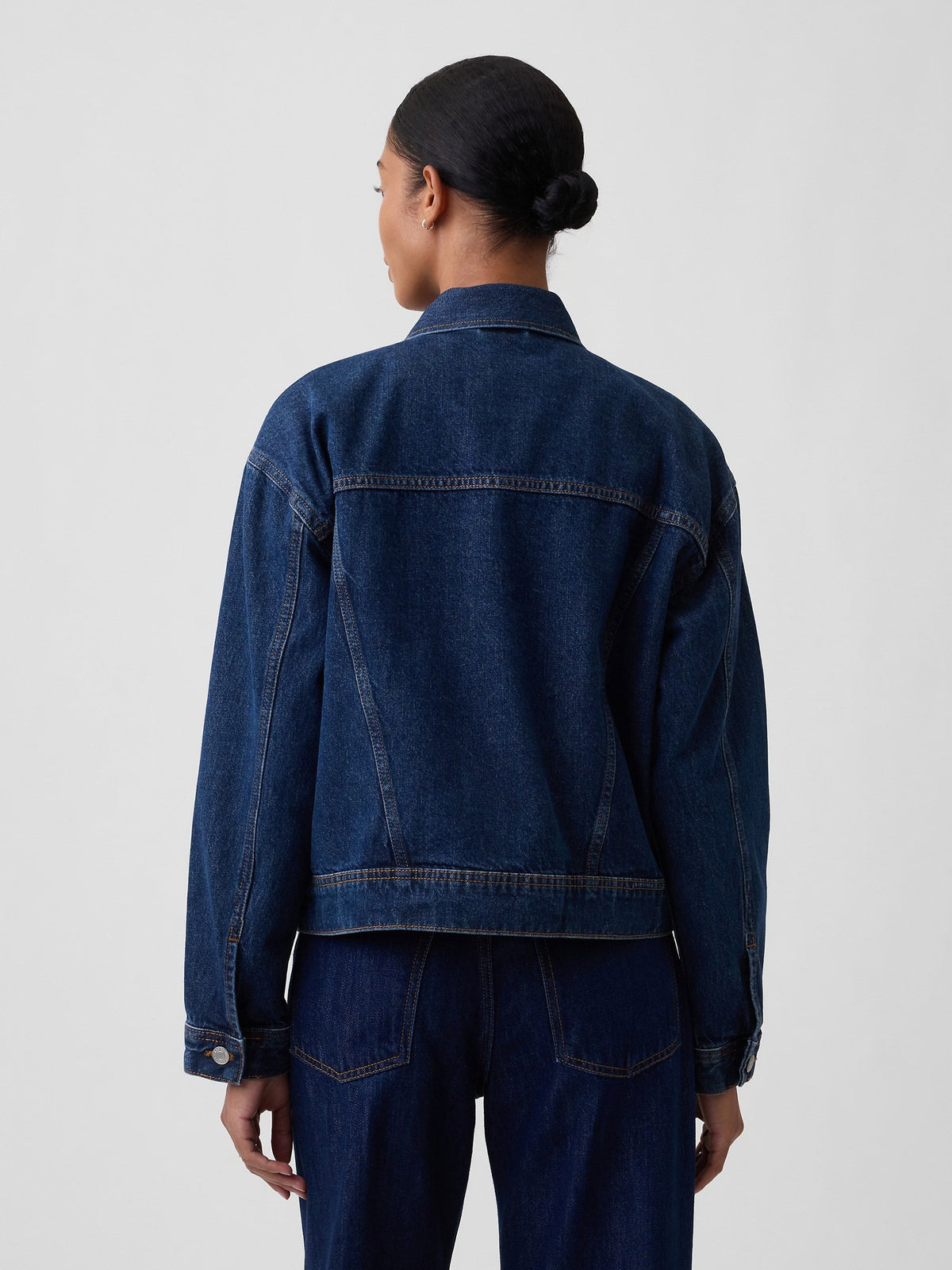 Koyu Mavi Relaxed Icon Denim Ceket