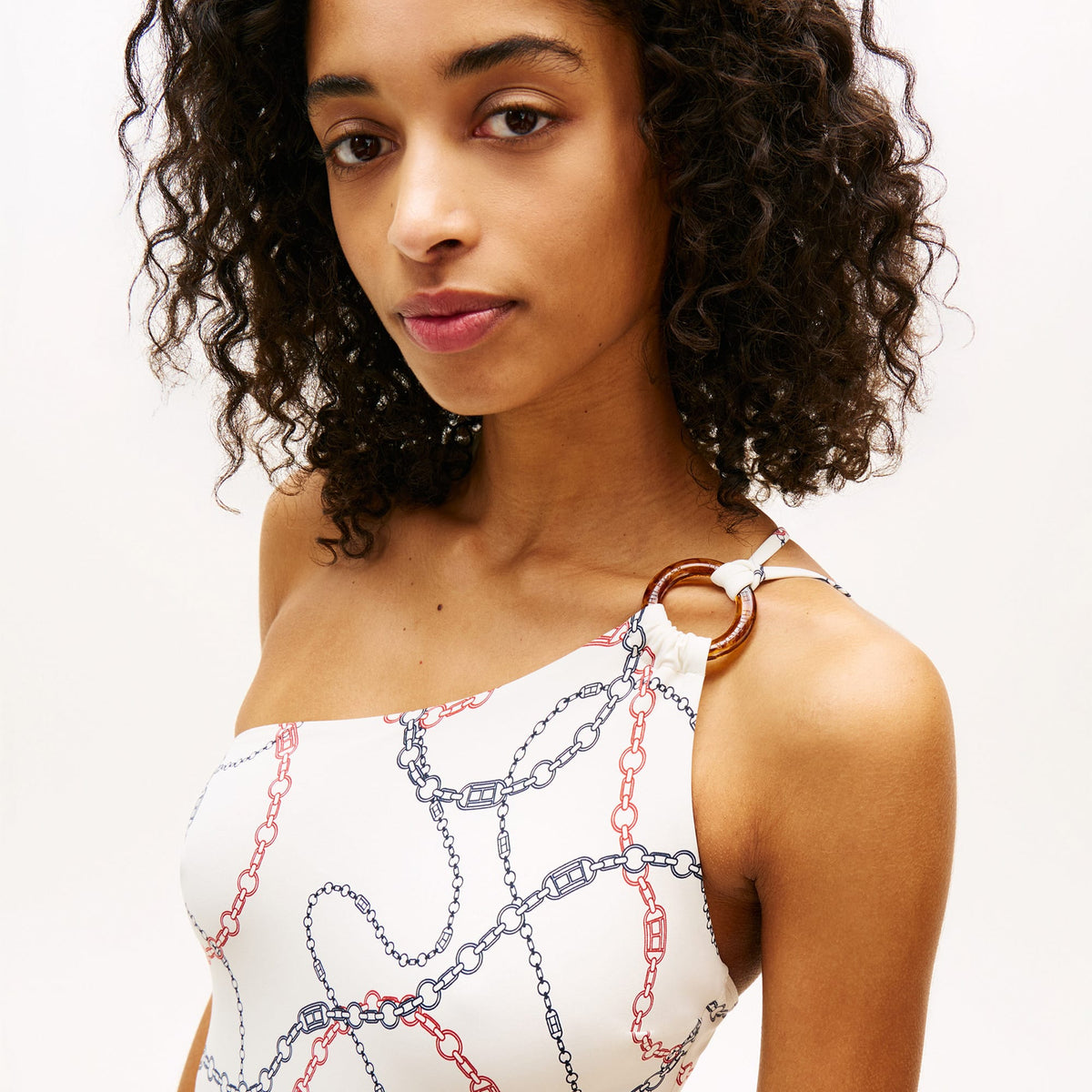 Tommy Hilfiger Elevated Kadın Beyaz Mayo
