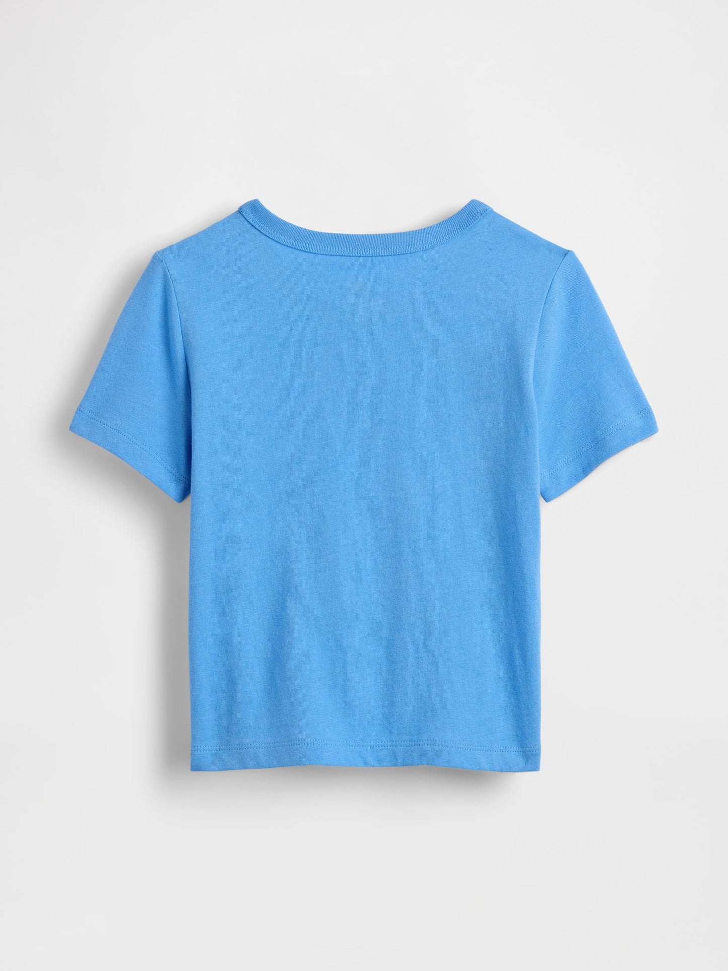 Açık Mavi Grafik Logo T-shirt