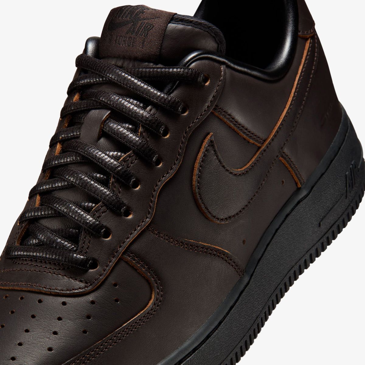 Nike Air Force 1 '07 Premium Erkek Siyah Spor Ayakkabı