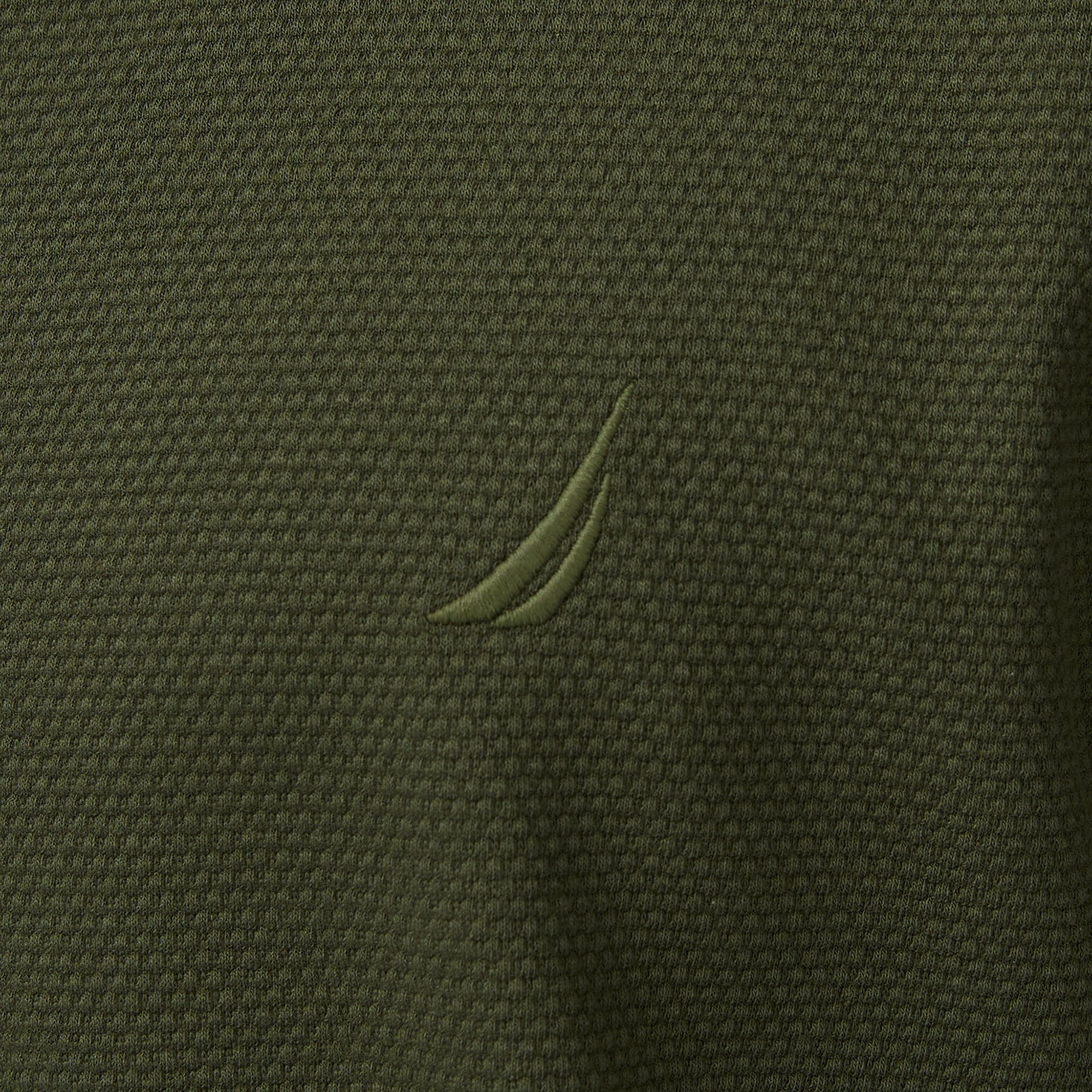 Nautica Erkek Yeşil Classic Fit Uzun Kollu Polo
