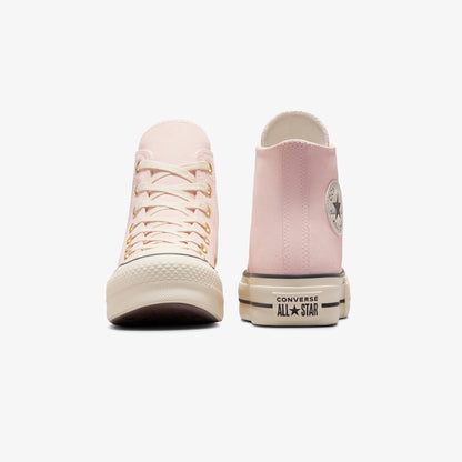 Converse Chuck Taylor All Star Lift Unisex Pembe Süet Platform Sneaker